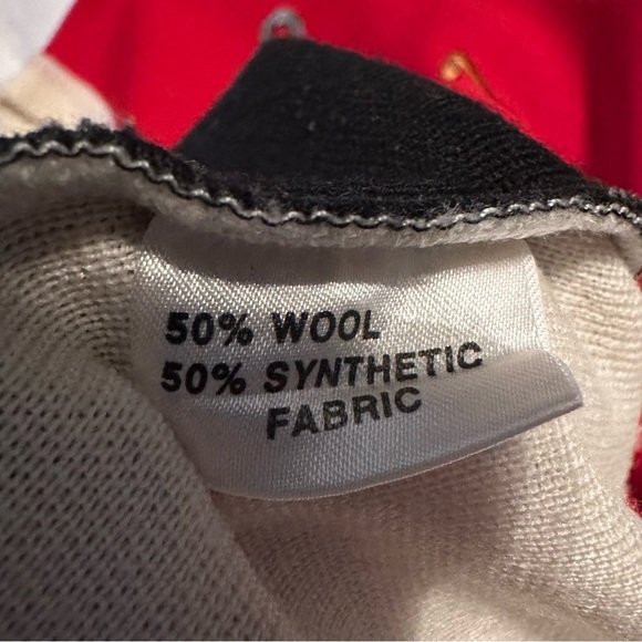 Vintage Zenga Ferri Italy Colorblock Sweater Embroidered Umbrellas Women L - Picture 7 of 8